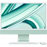 Sistem Desktop PC All-In-One Apple iMac 24&quot; (2023), 4.5 K,&amp;nbsp;Apple M3 8‑core CPU, 8GB RAM, SSD 256GB, Apple M3 8-core GPU, macOS Sonoma, INT KB, Gr