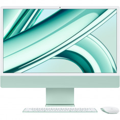 Sistem Desktop PC All-In-One Apple iMac 24" (2023), 4.5 K,&nbsp;Apple M3 8‑core CPU, 8GB RAM, SSD 256GB, Apple M3 10-core GPU, macOS Sonoma, INT KB, G