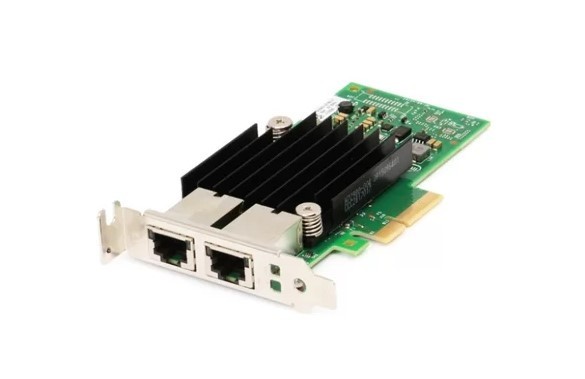 Placa de retea server DELL Intel X550-T2 C4D5P 10GBASE-T PCI Ex 2 Porturi RJ-45 Low Profile