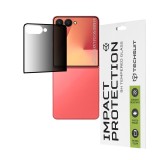 Folie sticla ecran frontal Samsung Galaxy Z Flip7 Asteroid GSM 111D Privacy Full Glue, negru