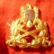 Insigna Sapca de Ofiter dupa &#039;90 , metal aurit si email , L= 6,5 cm