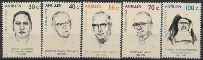 ANTILELE OLANDEZE 1992 PERSONALITATI