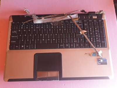 placa de baza, tastatura si carcasa laptop MSI CR610X - pentru piese - foto