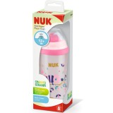 Cana Nuk First Choice Flexi Cu Pai Moale, 300ml, Roz, Cu Efect Cameleon