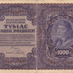 POLONIA 1.000 marek 1919 VF-!!!