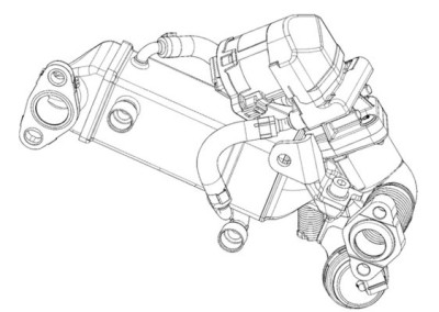 MAHLE CE 10 000P Radiator, recirculare gaze de esapament foto