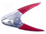 Bornă crocodil 300A roșie MUELLER ELECTRIC, prindere max. 48mm