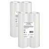 Set 4 role pungi vidat gofrate, dimensiuni 150x5000 mm, transparente, grosime 85 microni, preparare sau depozitare Sous Vide