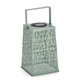 Cumpara ieftin Felinar incarcare solara metal verde 14x14x20h