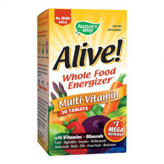 Alive!™ (fara fier adaugat), 30tab, Nature's Way