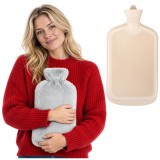 Termofor din cauciuc 3,5L Zortiva cu husa pufoasa detasabila