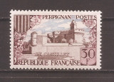 Franta 1959 - Castelul Perpignan, MNH, Nestampilat