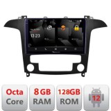 Navigatie Ford S-Max 2008-2012 5960Pro-003 Android Octa Core Qualcomm 2K Qled 8+128 DTS DSP 360 4G Optical CarStore Technology