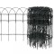 Gossi gard delimitare gradina fier vopsit electrostatic 10 x 0,4 m