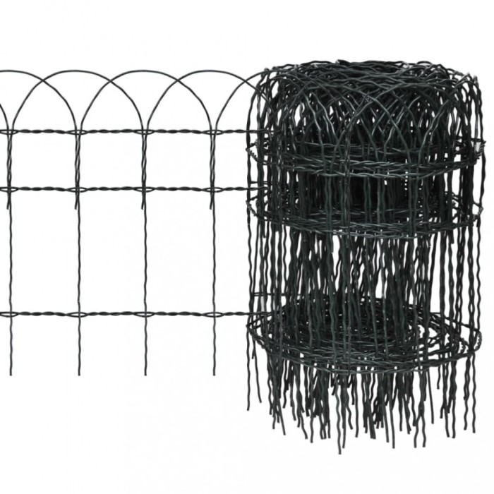 Gossi gard delimitare gradina fier vopsit electrostatic 10 x 0,4 m