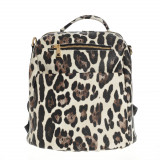 Rucsac din piele ecologica cu model animal print