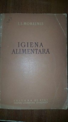 Igiena alimentara- I.I.Moreinis foto