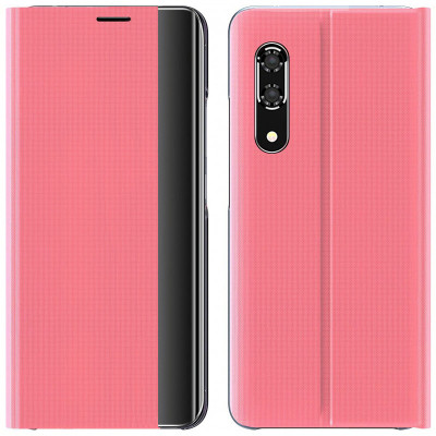 Husa Textil OEM Sleep Case pentru Xiaomi Redmi Note 10 / Xiaomi Redmi Note 10S, Roz foto