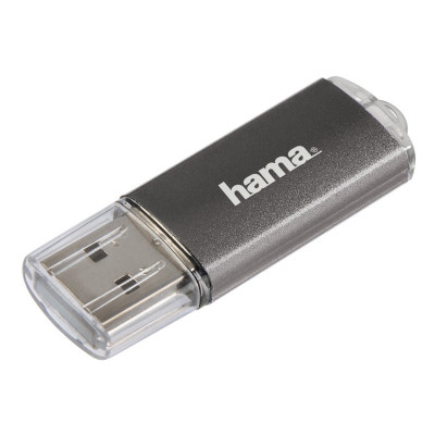 Stick Laeta Hama, 16 GB, USB 2.0, Gri foto