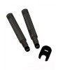 Kit Extensie Valva Presta 50mm, Aluminiu, Negru, 2 Bucati