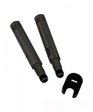 Kit Extensie Valva Presta 50mm, Aluminiu, Negru, 2 Bucati