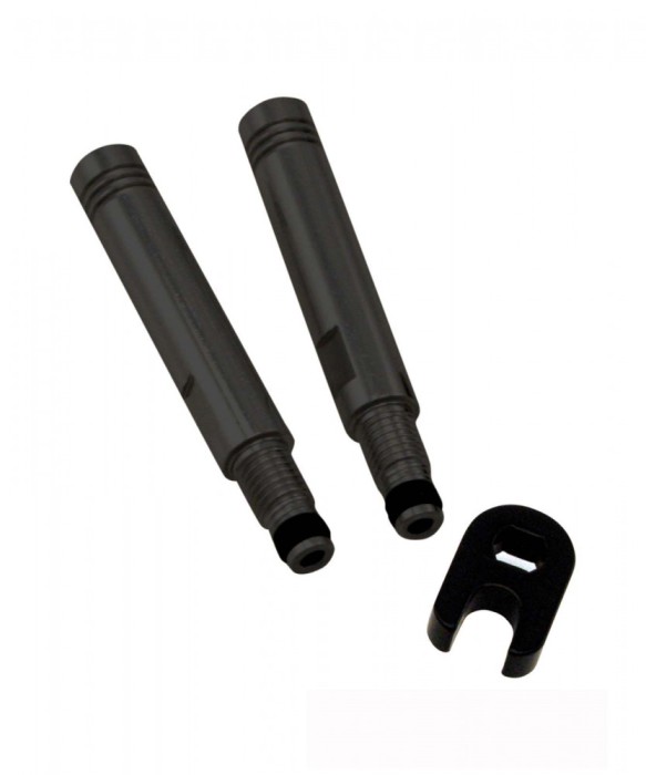 Kit Extensie valva 50mm Presta 2Buc Alu Negru Cod:421830491RM