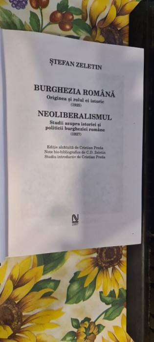 Stefan Zeletin - Burghezia Romana Neoliberalismul