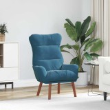 VidaXL Fotoliu de relaxare albastru 69 x 74 x 93 cm Catifea 42001833