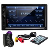 Cumpara ieftin MP5 Player Techstar&reg; 7034, 2DIN, Camera Marsarier, Ecran HD Touch 7&quot;, Comenzi Volan, Telecomanda, MirrorLink, Bluetooth 4.2