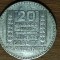 Franta - moneda uriasa argint 20 gr. ⌀35mm - 20 franci / francs 1938 - stare buna !