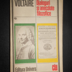 Voltaire - Dialoguri si anecdote filozofice
