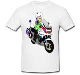 Tricou &quot; Politist moto &quot;