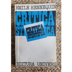 EMILE HENNEQUIN - CRITICA STIINTIFICA