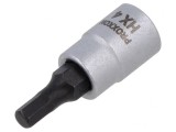 Tubulară HEX 4mm 1/4 33mm