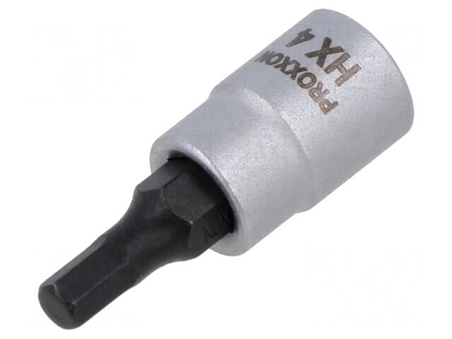 Tubulară HEX 4mm 1/4 33mm