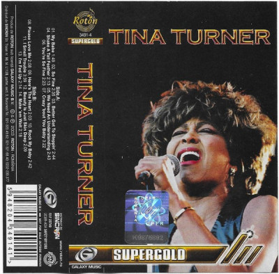 Casetă audio Tina Turner &amp;lrm;&amp;ndash; Supergold, originală foto