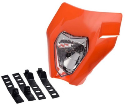 Carena si far, fata Enduro, culoare portocaliu, AW2363 Cod Produs: MX_NEW AW2363 foto