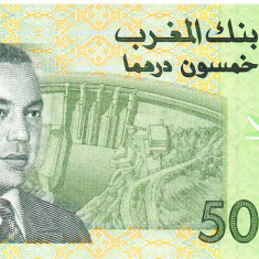 Maroc 50 Dirhams 2004 P-69 UNC