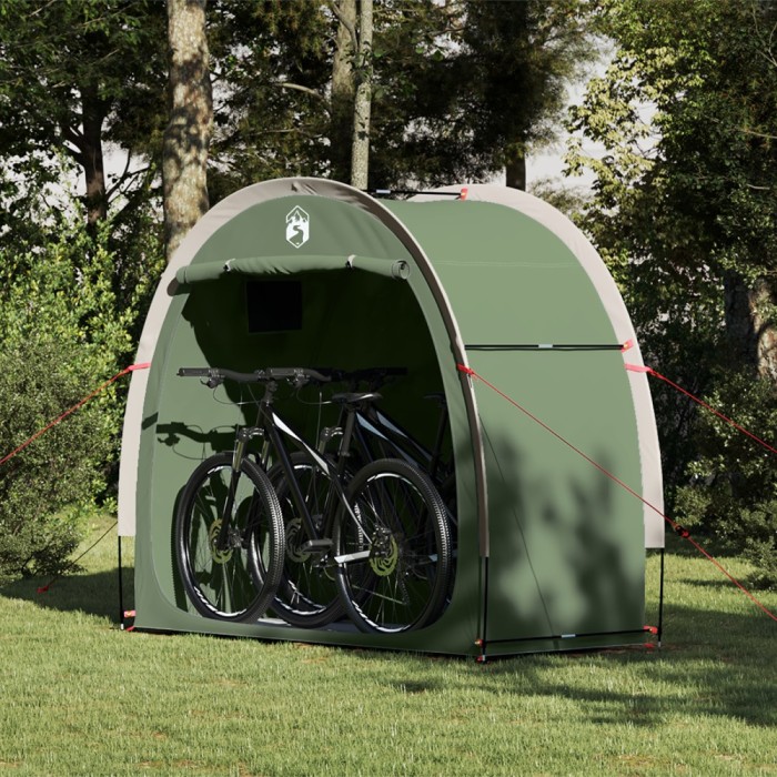 vidaXL Cort pentru Depozitare pe Spate Verde 210 x 90 x 174 cm