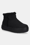 U.S. Polo Assn. botine ICY006 culoarea negru, cu platformă, izolare ușoară, ICY006W/EH1