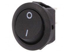 Comutator Basculant ON-OFF 12A 250V Negru IP40