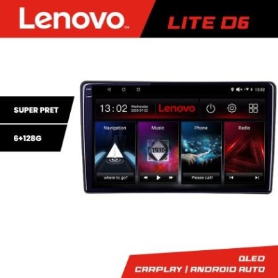 Navigatie Citroen Berlingo Opel Combo 2021- Lenovo QLED Octa core 6+128 DSP Wifi 5Ghz Android radio gps internet kit-berlingo2021+LITE-10-6+128 CarSto foto