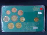 Euro set - Cipru 2008 de la 1 cent la 2 euro + 1 pence 2004 , 9 monede, Europa