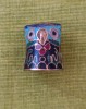 Degetar de colectie cloisonne, model bufnita colorata