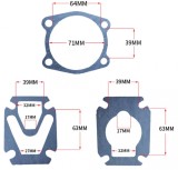 Set garnituri cap compresor 42mm L-BAMA SPC112