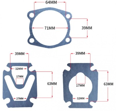 Set garnituri cap compresor 42mm L-BAMA SPC112 foto