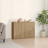vidaXL Sideboard-uri 2 buc stejar artizanal 60x31x84 cm Lemn ingineresc