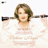 Mozart: Clarinet Concerto K. 622 / Sinfonia Concertante K. 297b - Vinyl | Wolfgang Amadeus Mozart, Sabine Meyer, Hans Vonk, Clasica, Warner Classics