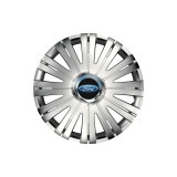 Set 4 capace roti Cu Inel Cromat Active R15 Compatibil Cu Ford