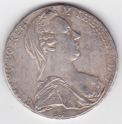 Austria Thaler Taler 1780 Maria Theresia Rebatere Restrike S.F.